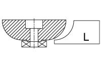 Профильная фреза сегментная гранит L10 (L20)