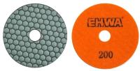 Алмазные гибкие шлифовальные круги EHWA Hexagonal Pads 7-STEP №200 100D