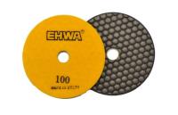 Алмазные гибкие шлифовальные круги EHWA Hexagonal Pads 7-STEP №100 125D
